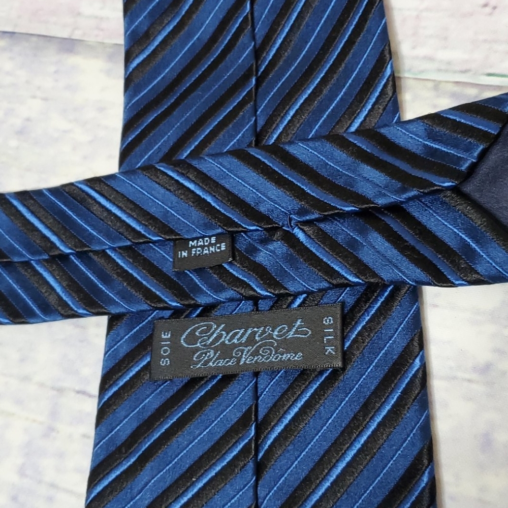 Men's Charvet Place Vendome Silk Tie - Picture 3 of 4